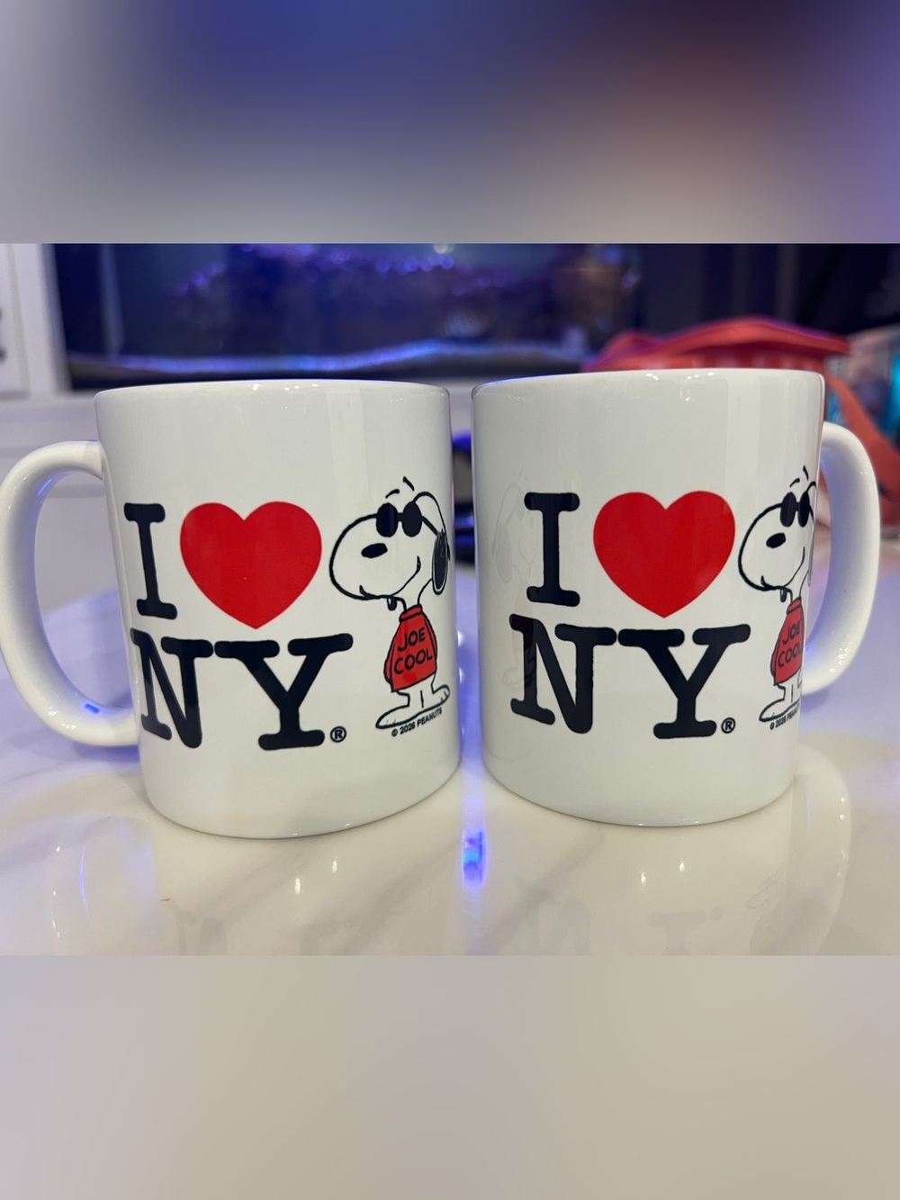 2026 limited 75th anniversary NY exhibition Peanuts Snoopy Joe Cool Mug